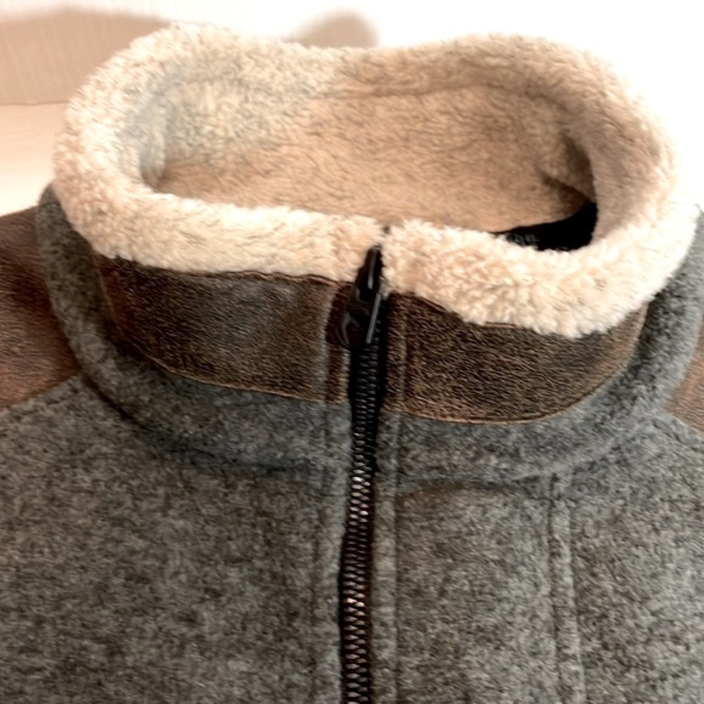 KUHL Mens Fleece Jacket W/ Suede MicroFleece on shoulders/elbows NWOT  Mens XL - Picture 17 of 17